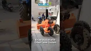 Delivered in Phagwara CELEC 8 Feet Laser Land Leveler | Green Laser System #shorts #agritech  #farm