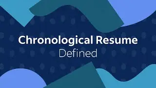 Chronological Resume Defined I Indeed Career Quick Tips