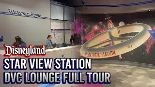 NEW Star View Station Disney Vacation Club Lounge at Disneyland Park