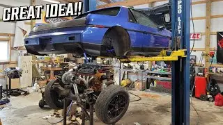 Замена LS на Fiero стала ещё проще! | Сборка Turbo LS4 Fiero, часть 11