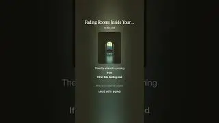 Fading Rooms Inside Your Silence