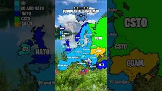 European Alliance Map #europe #mapping