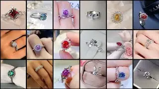 Fabulous fancy silver rings design ideas 2025 for girls 