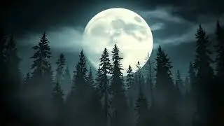  Full Moon in the Deep Forest 🌕 | Mysterious Night Ambience ASMR&rdquo;