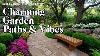 🌿 Charming Rustic Garden Paths & Stone Walkways for a Cozy Backyard Look
