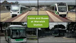 Trains and Buses at Warwick Station