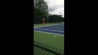 Urszula Radwanska Practice at 2012 W&S Open in Cincinnati
