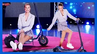 Monika cruised mit dem Elektroroller durch die Stadt | @PEARL-TV April 2025