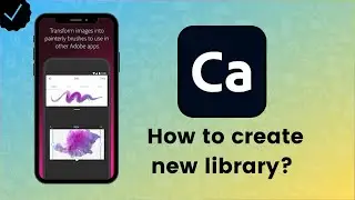 How to create a new library on Adobe Capture:Illustrator?