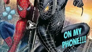 Spider-Man 3: Black Suit Chaos! Mobile Gameplay (PPSSPP)