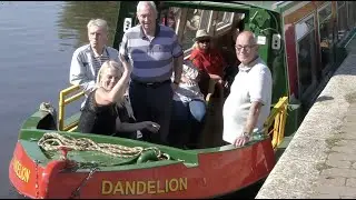 Our Dementia Choir Canal Boat day on The River Soar Sep 2021