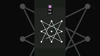Star pattern lock #star #pattern #lock