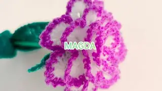 TRANDAFIR CROSETAT 🌹 ROSE CROCHET 🌹 TUTORIAL GRATIS ❤️❤❤ PARTEA I 🌹