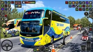 Real Bus Drive City & OffRoad - City Coach Bus Driving Game - Android Gameplay 