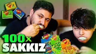 Oğullarımla 100 Dənə Saqqız &Ccedil;iynədik!