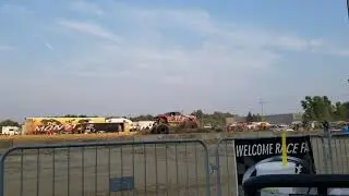 Monster truck wheelie contest hyperlube annialater fowlerville fair 2019