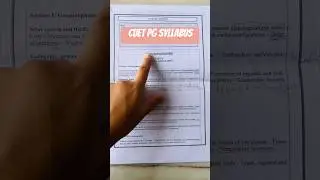 Cuet pg syllabus for geography students !! 💗 #cuet #syllabus #geography