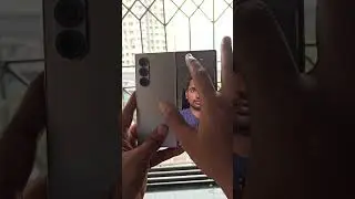 Samsung Galaxy Z Fold 6 selfie camera test #samsung #samsunggalaxyzfold6
