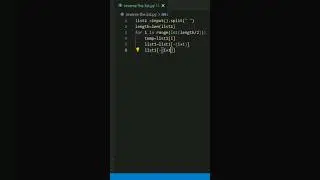 Reverse the list in python 
