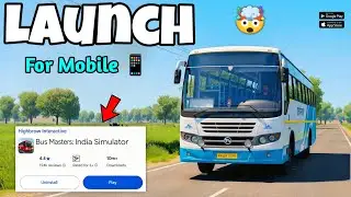 Запуск нового симулятора Bus Masters India🤯 Скоро в Playstore🔥✅