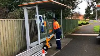 Quattrolifts Express 150 330 Glazing Bus Shelter