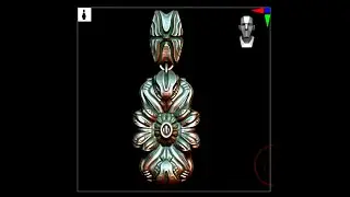 how to lace effect in zbrush 3d Modeling in rhino and  zbrush   #427  zbrush #rhino #rhino3d