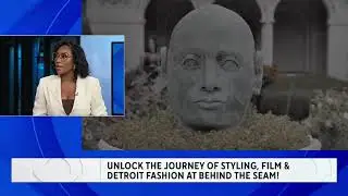 CBS NEWS- Detroit Fashion Stylist Daun Green featuring couture design by Lucania Lavish Couture 