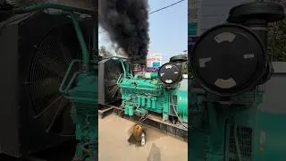Cold Start Cummins Big Beast KTA38 #cummins #generator
