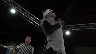Destination Pro Arrival: Free-Range Kara and Big O. Possum vs Badger Briggs and Damon Spriggle