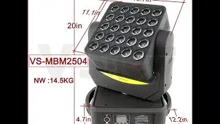 Matrix Beam Moving Head LED 25*10W RGBW CREE RGBW