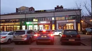 Walking around the Streets of Kaliningrad with City Sounds. Russia