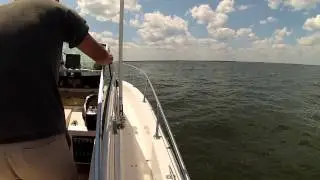 Cruising through Barnegat Inlet NJ, through Double Creek Channel, and into Pebble Beach.