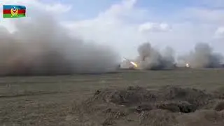 Alleged Azerbaijani artillery and MLRS fires upon Armenians
