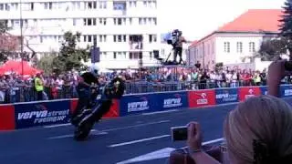 Motocykl owy kaskader 21 8 2010 Verva street racing Warszawa