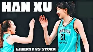 HAN XU Scored 6 Points, Liberty Lose To Storm【韩旭6分4板 纽约自由人不敌西雅图风暴】