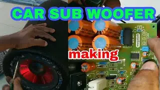 Car sub woofer  making Malayalam