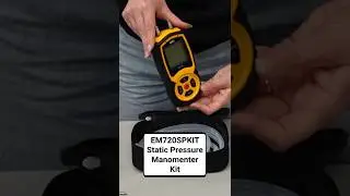 Распаковка манометра UEi EM720SPKIT &mdash; полный комплект для испытания статического давления для сис...