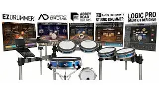 Simmons Titan 75 + EZ Drummer, Addictive Drums, Abbey Road, NI Studio Drums & Drum Kit Designer