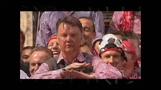 Louis van Gaal bei der Meisterfeier