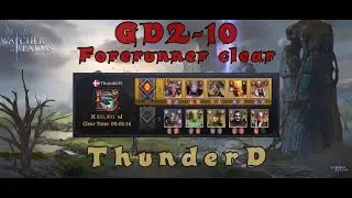 GD2-10 - forerunner 3.5month f2p account | gear at end [ WATCHER OF REALMS ]