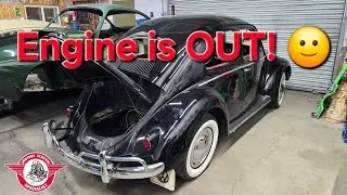 VCS Vintage VW Restoration shop daily update, Episode 603, the '56 Bug engine's out for a facelift!