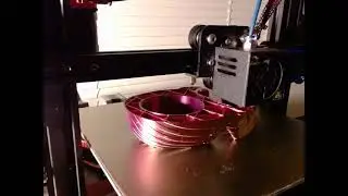 Spiral Skull Time Lapse with Dual color filament