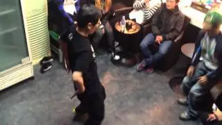 FUNKSTYLERS BACKSTAGE Poppin Hyunjun vs Mr.snakewave(winners crew)