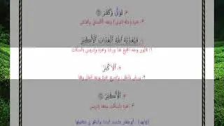 فيعذبه الله العذاب الأكبر 24 آية بالقراءات العشر الصغرى فائق البصري مقسم إلى ايات كل ايه في مقطع