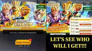 Семья Камехамеха Легенды Шаг Вверх Баннер Призыв Часть 1 в Dragon Ball Legends