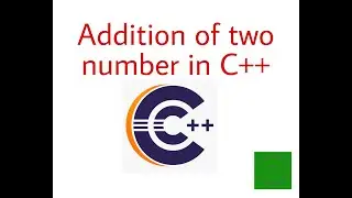 Addition of two numbers // C++ Programming language.
