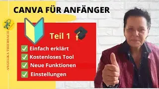 Canva Anleitung f&uuml;r Anf&auml;nger- Einfach erkl&auml;rt  (Teil 1 Deutsch)
