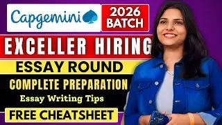Capgemini Essay Writing Tips | How to write Essay in Capgemini Exam | Capgemini Hiring 2026 Batch