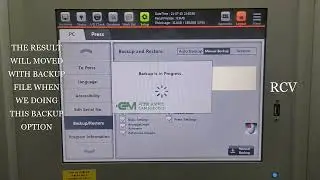 How to take c&m #servo #press #backup