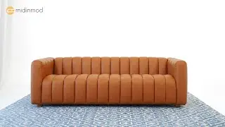 Say Goodbye to Ordinary Sofas &mdash; Meet the Clara Vegan Leather Couch! | Mid in Mod